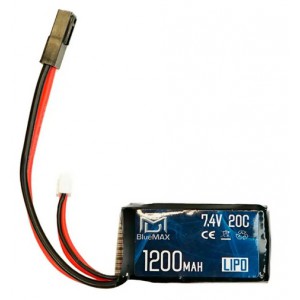 Аккумулятор BlueMAX Li-Po 7.4V 1200mah 20C PEQ/AN-15 19.8 x 31 x 54 mm
